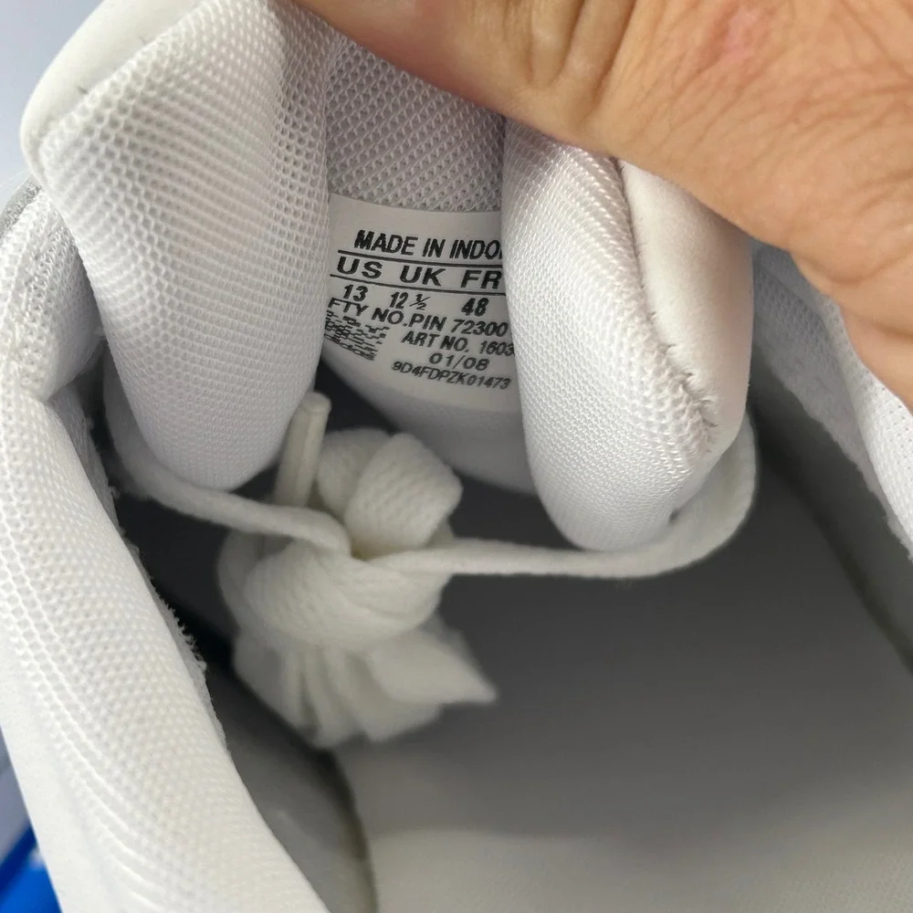 Adidas Superstar 2 Mens Size 13 White Leather Shell Toe 160337 New With Box